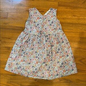 H&M White Cream Sleeveless V-Neck Sundress